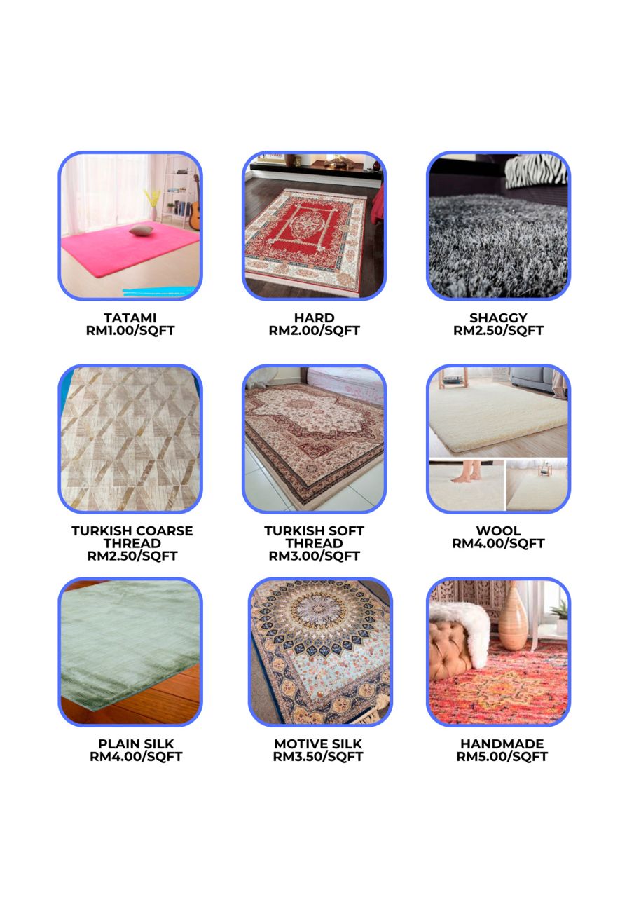 Senarai Harga MNR Karpet